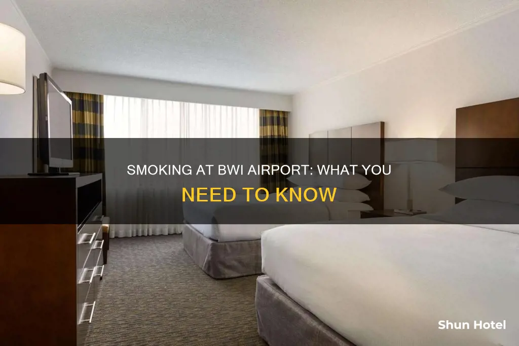 is there smoking at bwi airport