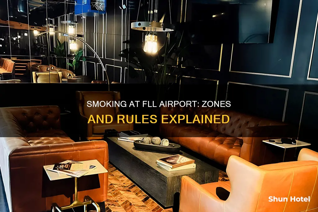 is there smoking at fll airport
