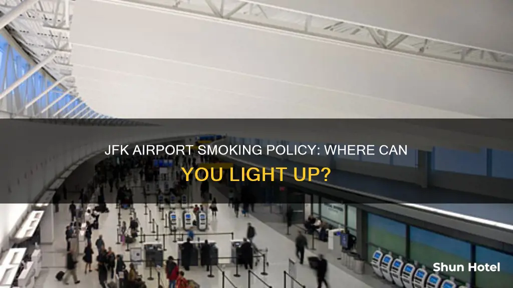 is there smoking at jfk airport
