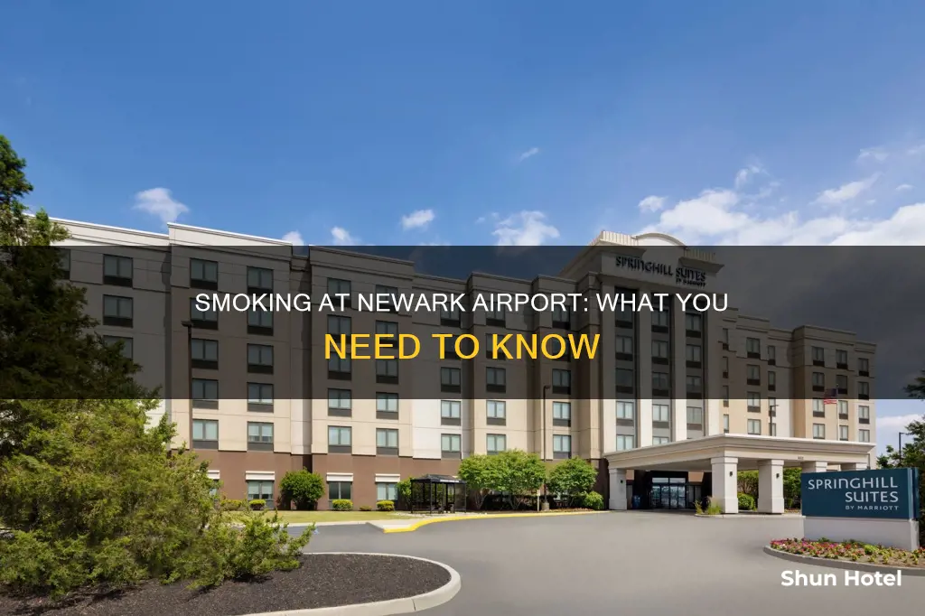 is there smoking at newark airport