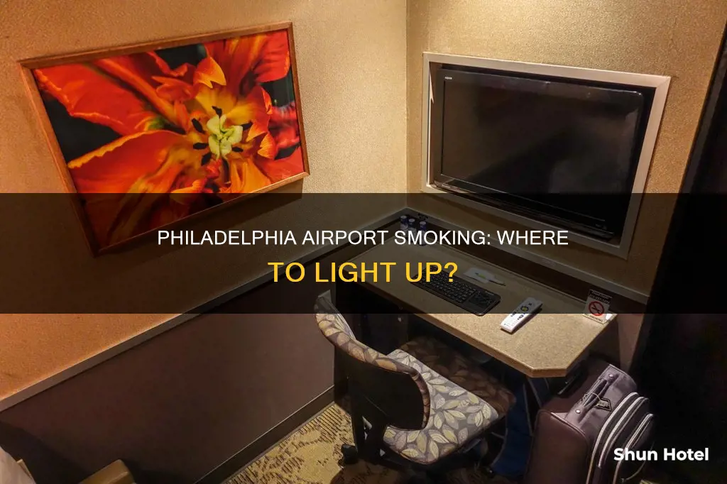 is there smoking at philadelphia airport