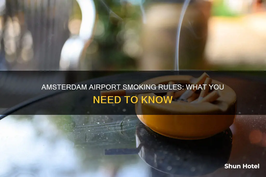is there smoking in amsterdam airport