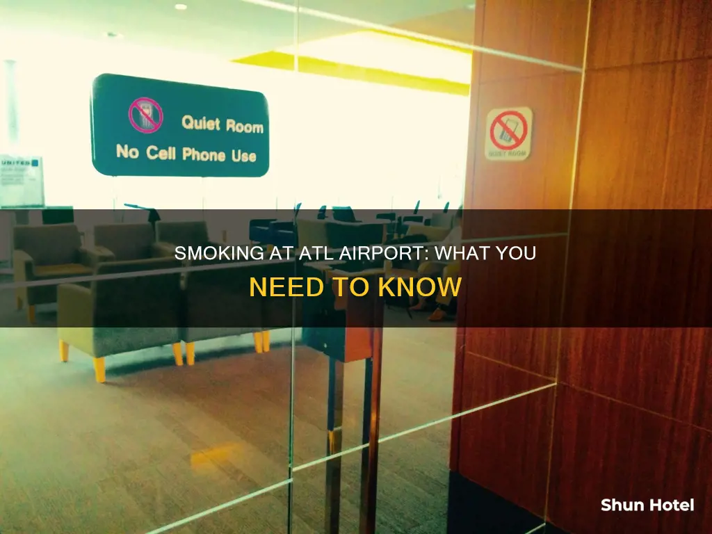 is there smoking in atl airport