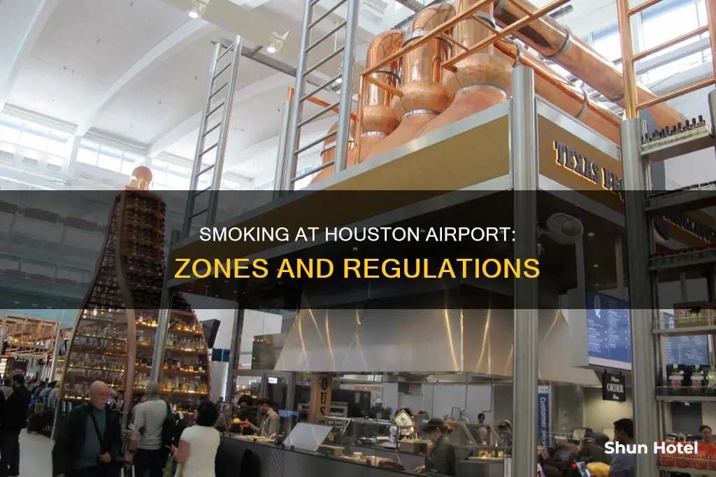 is there smoking in houston airport