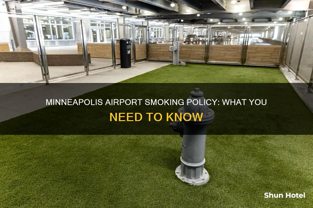is there smoking in minneapolis airport
