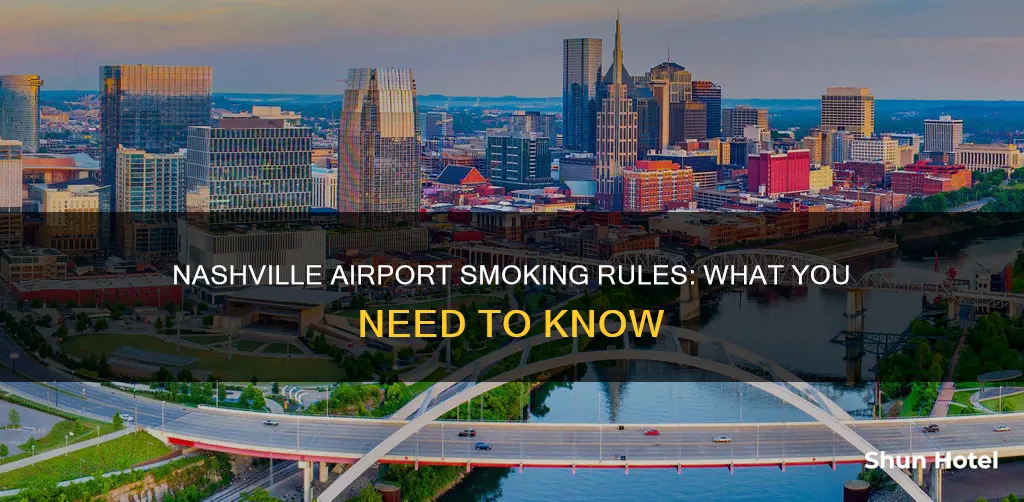 is there smoking in nashville airport