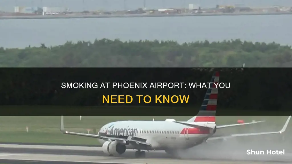 is there smoking in phoenix airport