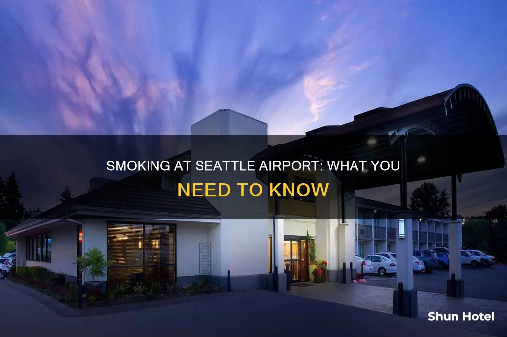 is there smoking in seattle airport