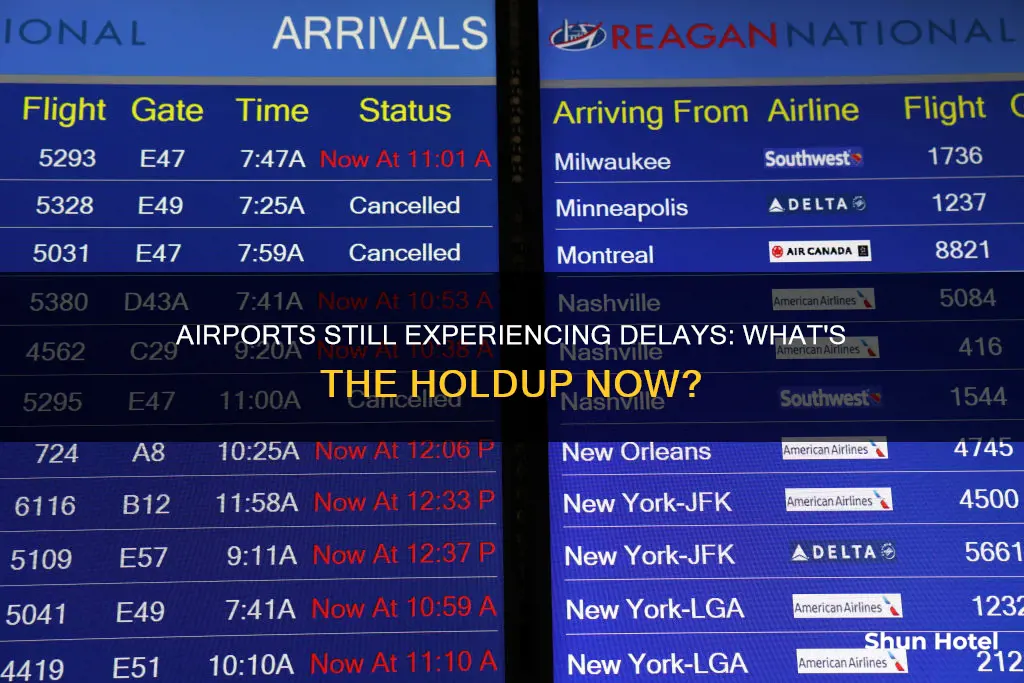 is there still delays at airports