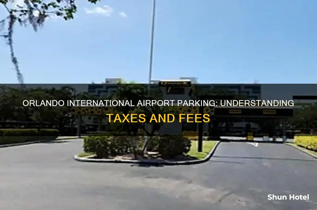is there tax on airport parking orlando international airport