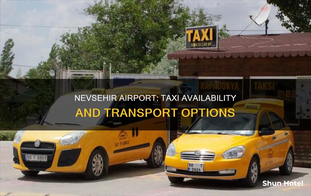 is there taxi in nevsehir airport