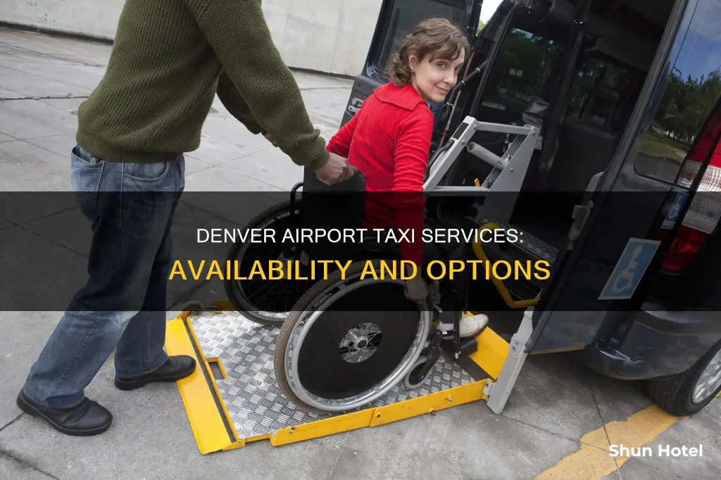 is there taxis at denver airport