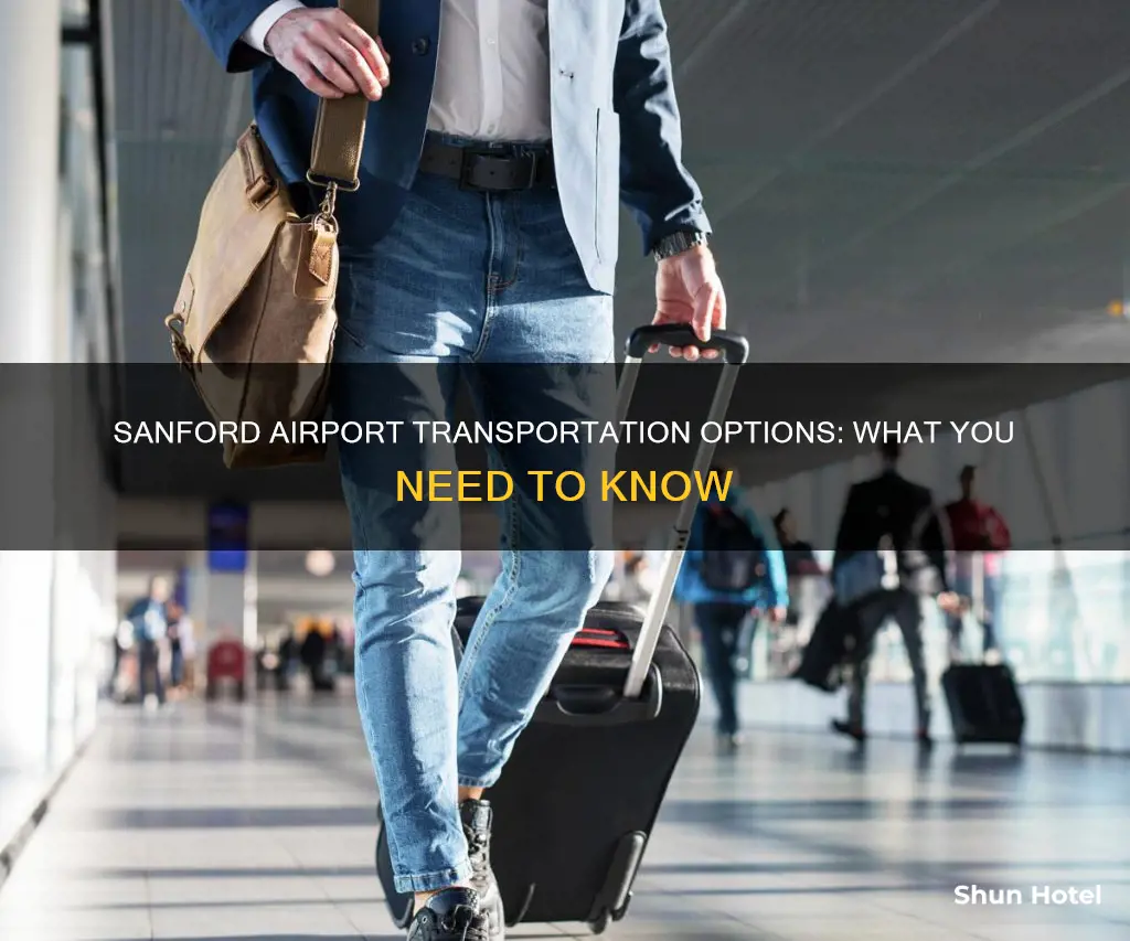 is there transportation at sanford airport