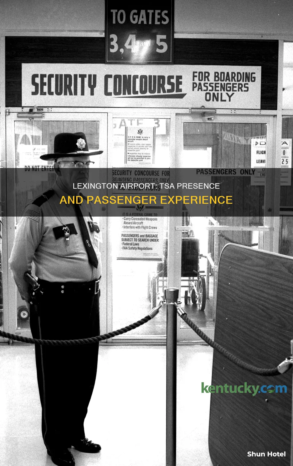 is there tsa at lexington airport