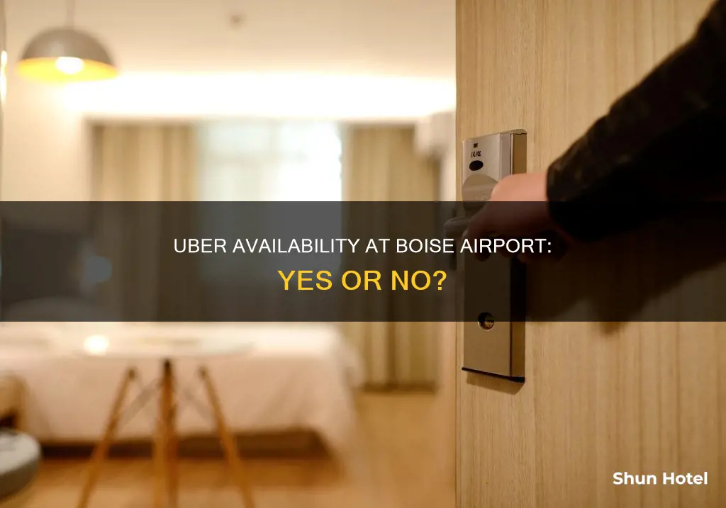 is there uber at boise airport
