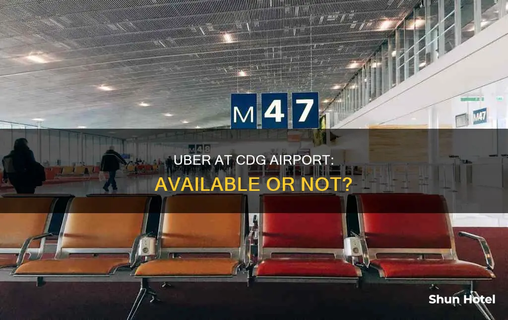 is there uber at cdg airport