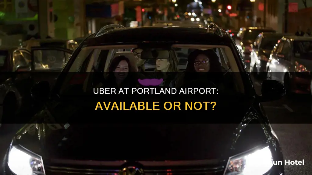 is there uber at portland airport