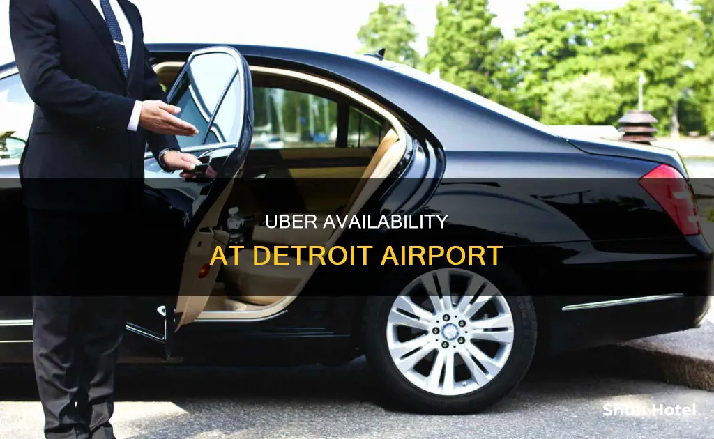 is there uber in detroit airport