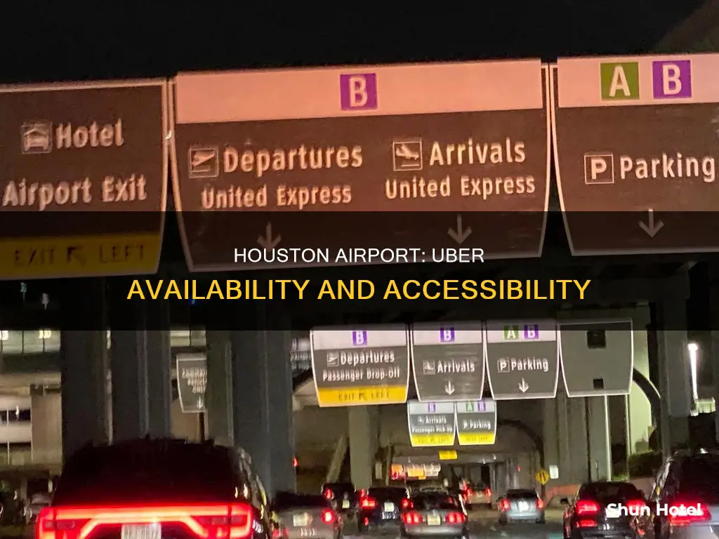 is there uber in houston airport