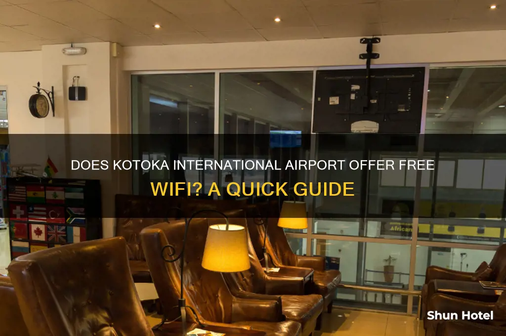 is there wifi at kotoka international airport