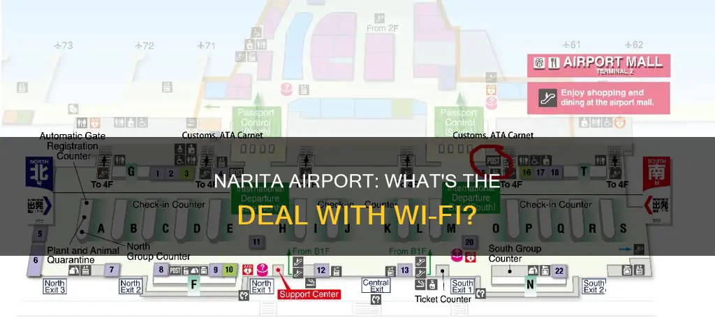 is there wifi at narita airport