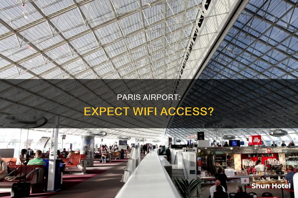 is there wifi at paris airport