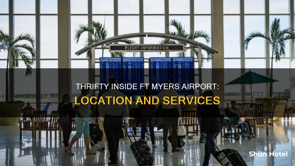 is thrifty inside ft myers airport