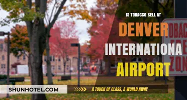 Can You Buy Tobacco at Denver International Airport? A Quick Guide