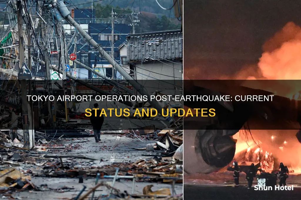 is tokyo airport open after earthquake