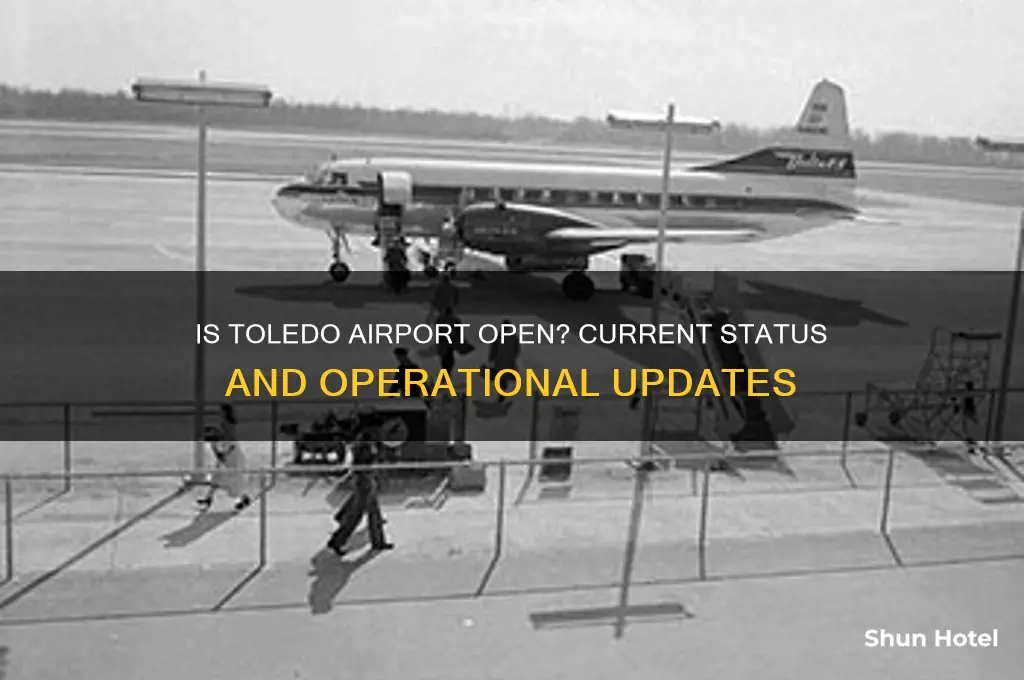 is toledo airport open