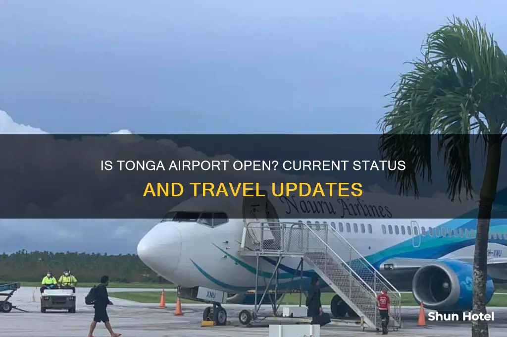 is tonga airport open