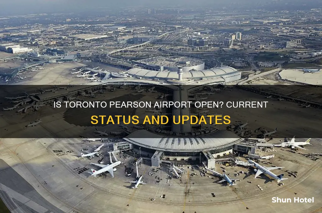 is toronto pearson airport open