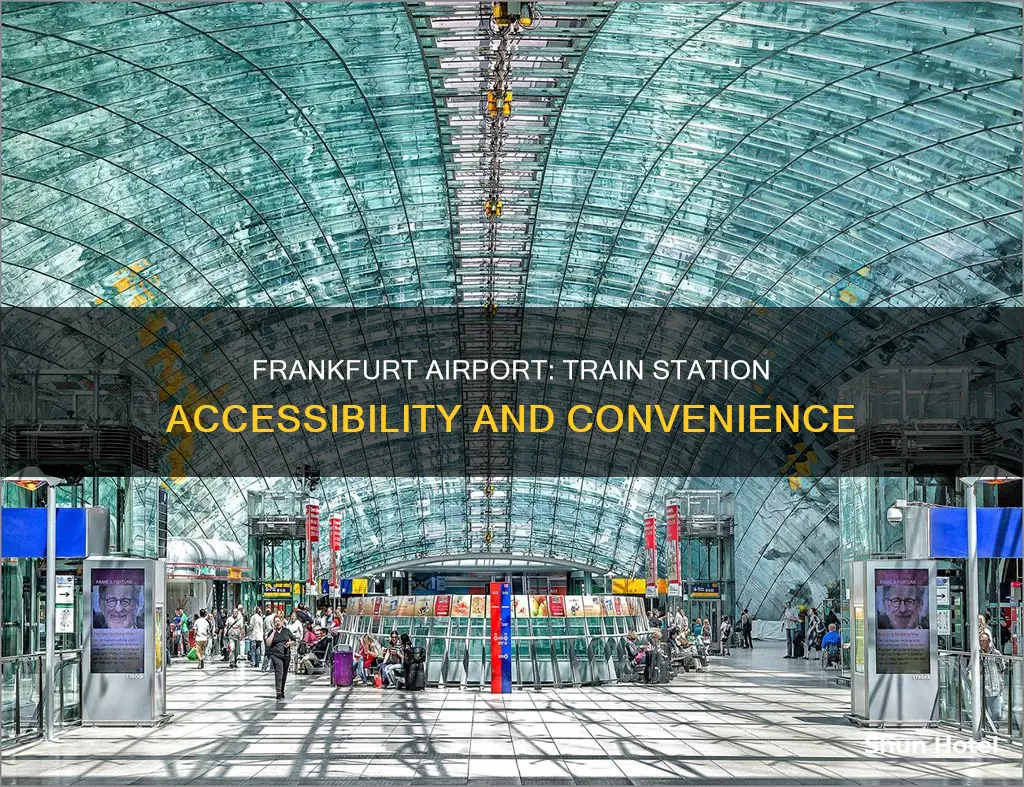 is train station in frankfurt airport