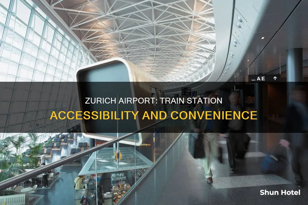 is train station in zurich airport