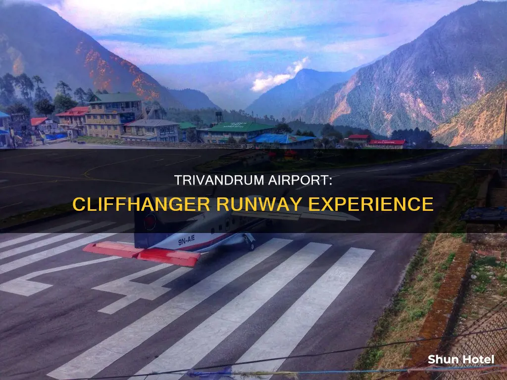 is trivandrum airport on a cliff