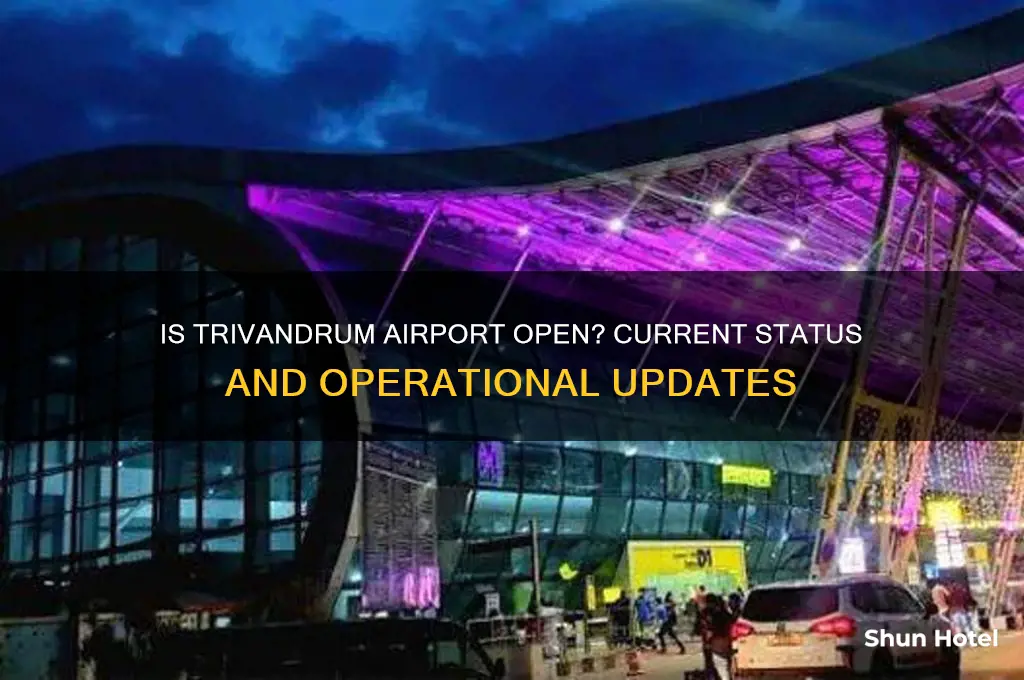 is trivandrum airport open