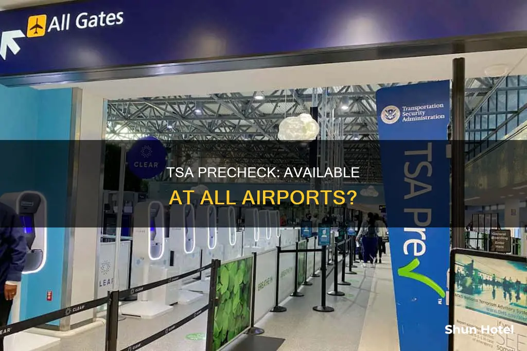 is tsa precheck at all airports