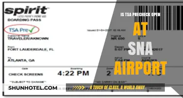 Is TSA PreCheck Available at John Wayne Airport (SNA)?