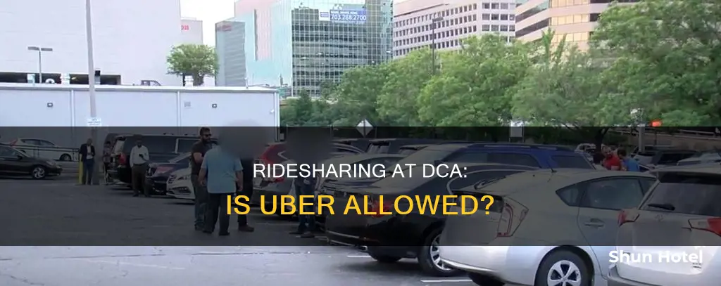 is uber allowed at dca airport