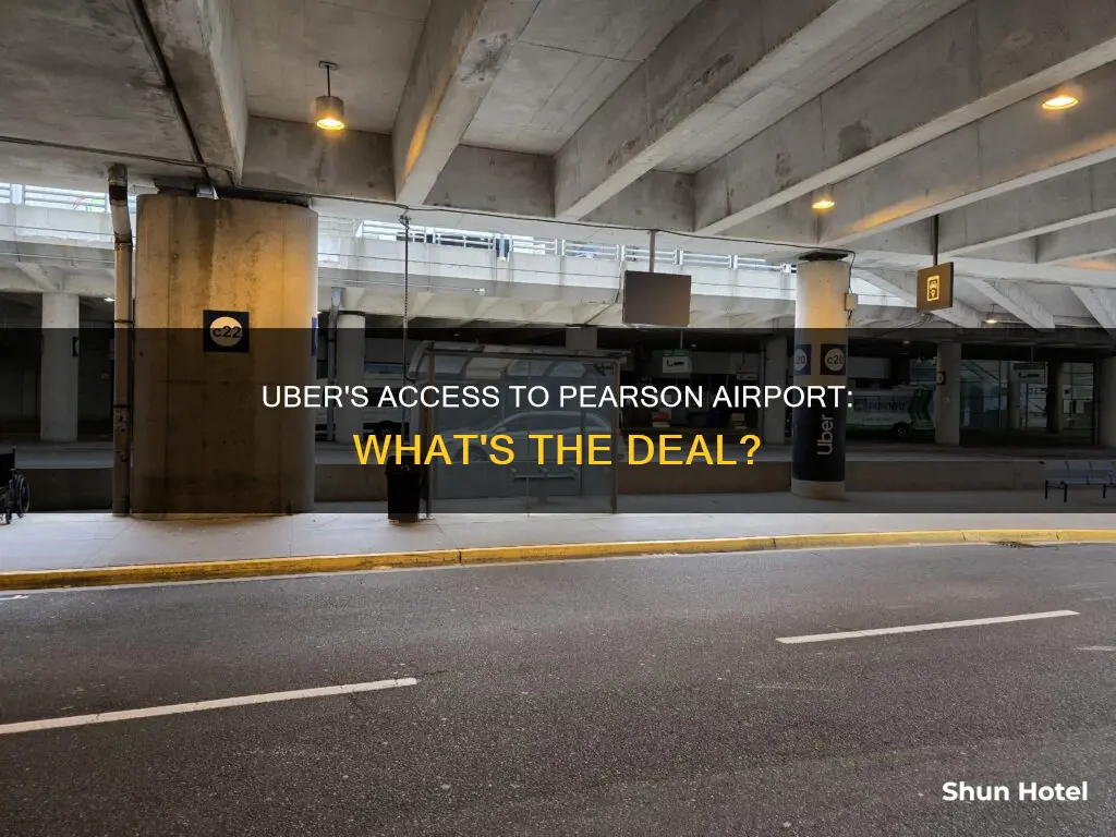is uber allowed at pearson airport