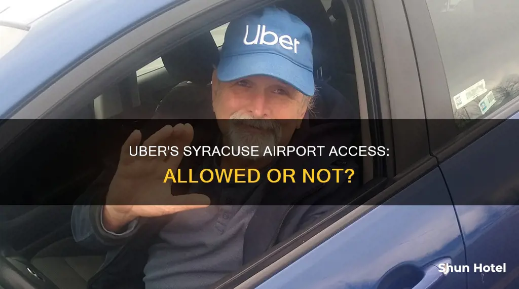 is uber allowed at syracuse airport