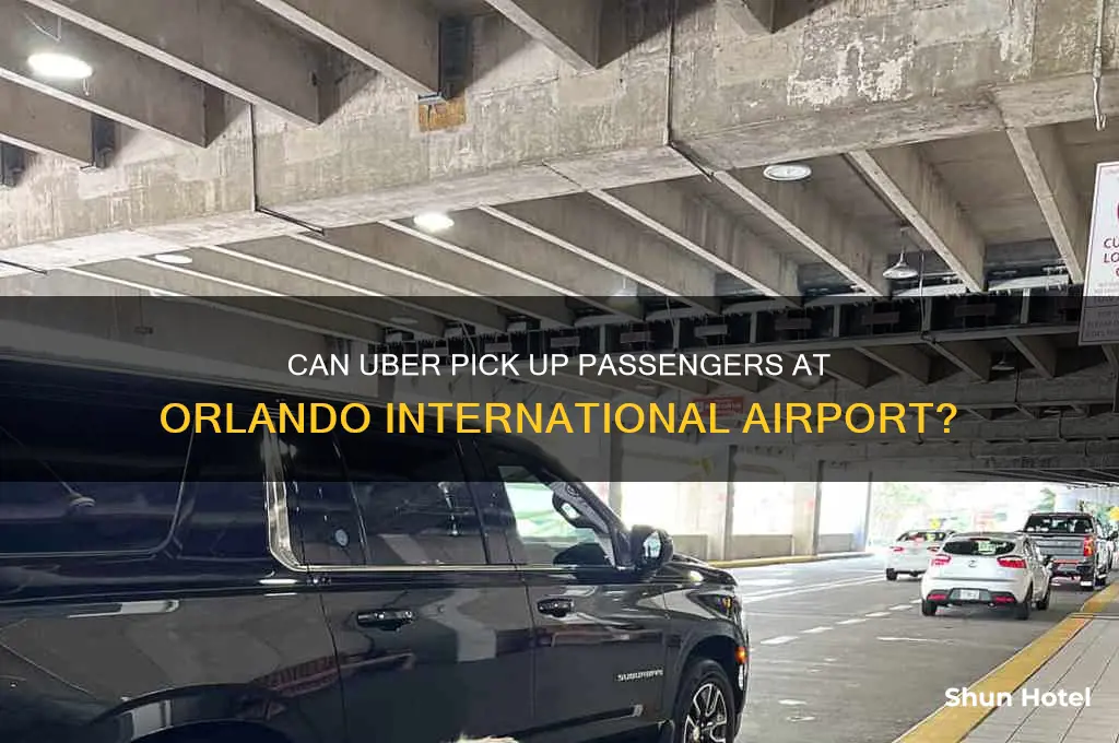 is uber allowed to pick up at orlando international airport
