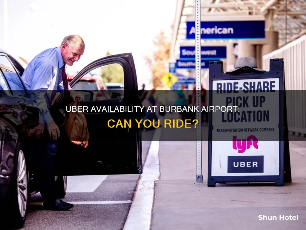 is uber available at burbank airport