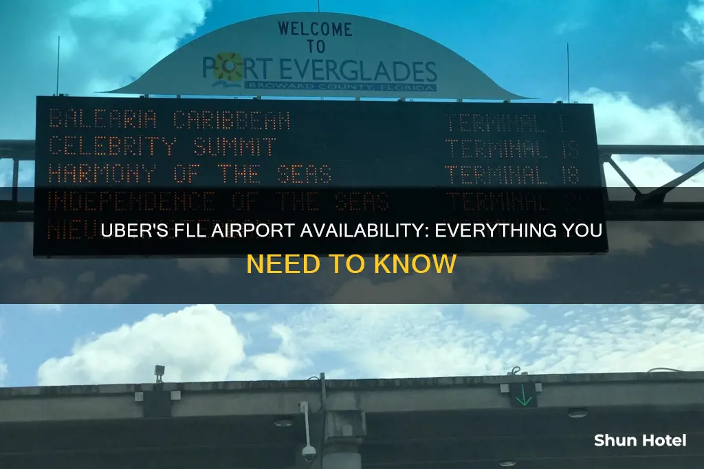 is uber available at fll airport