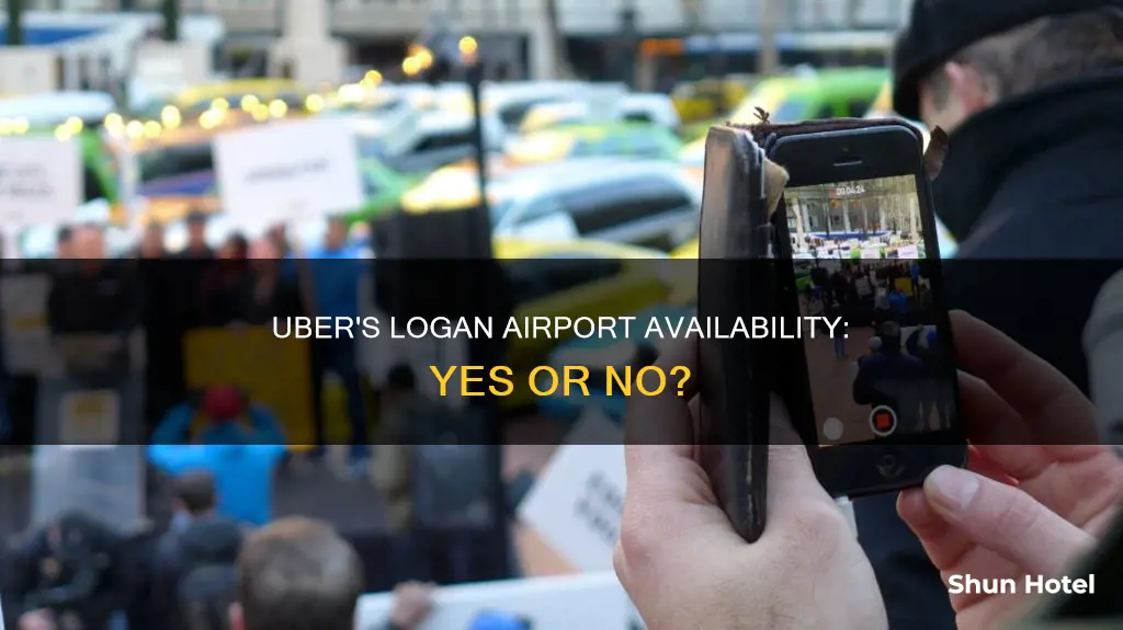 is uber available at logan airport