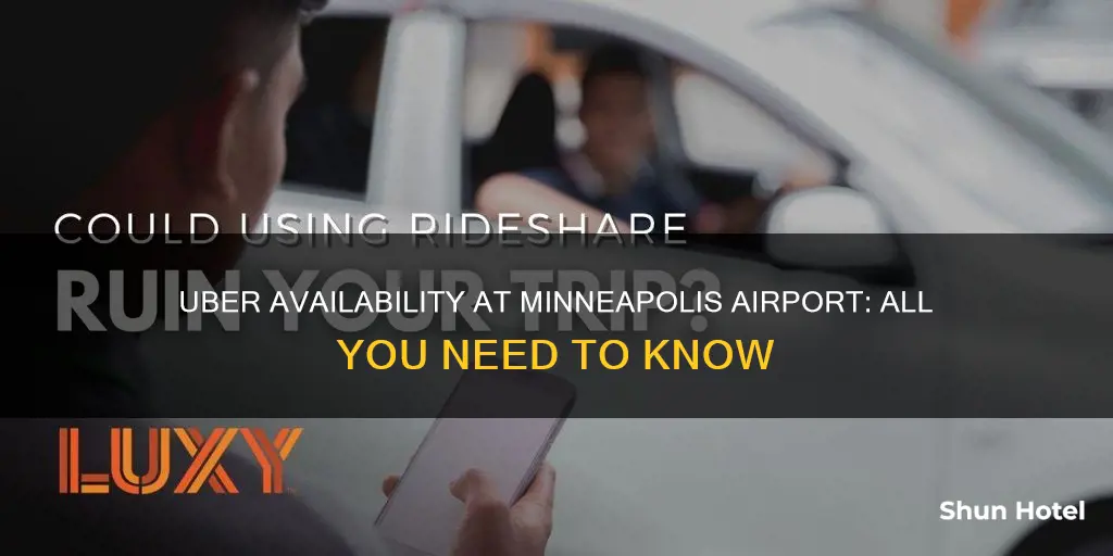 is uber available at minneapolis airport