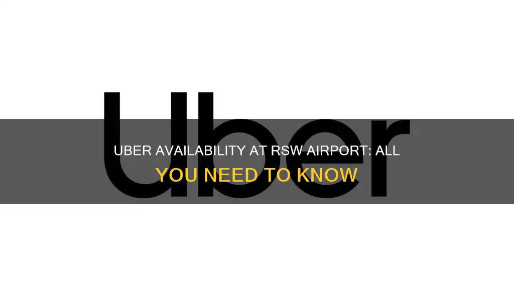 is uber available at rsw airport