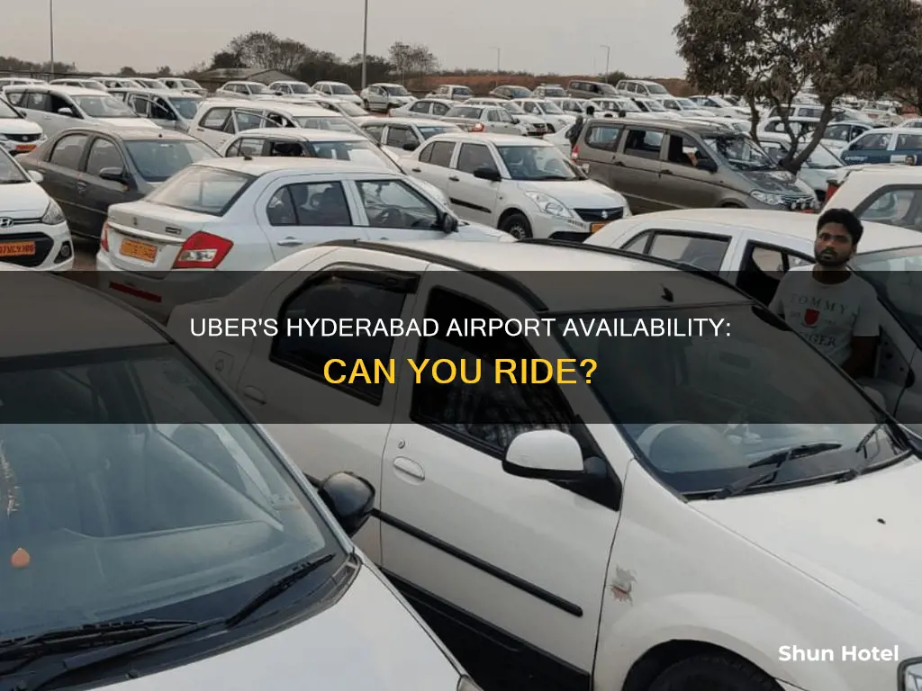 is uber available in hyderabad airport