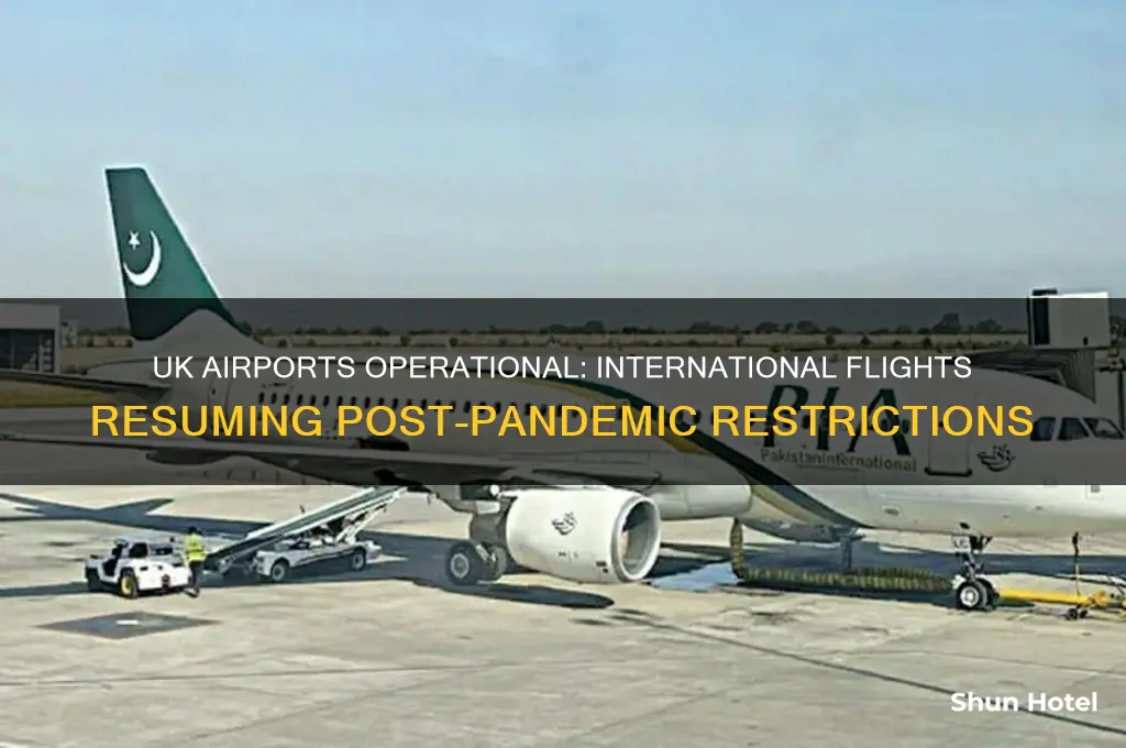 is uk airport open for international flights
