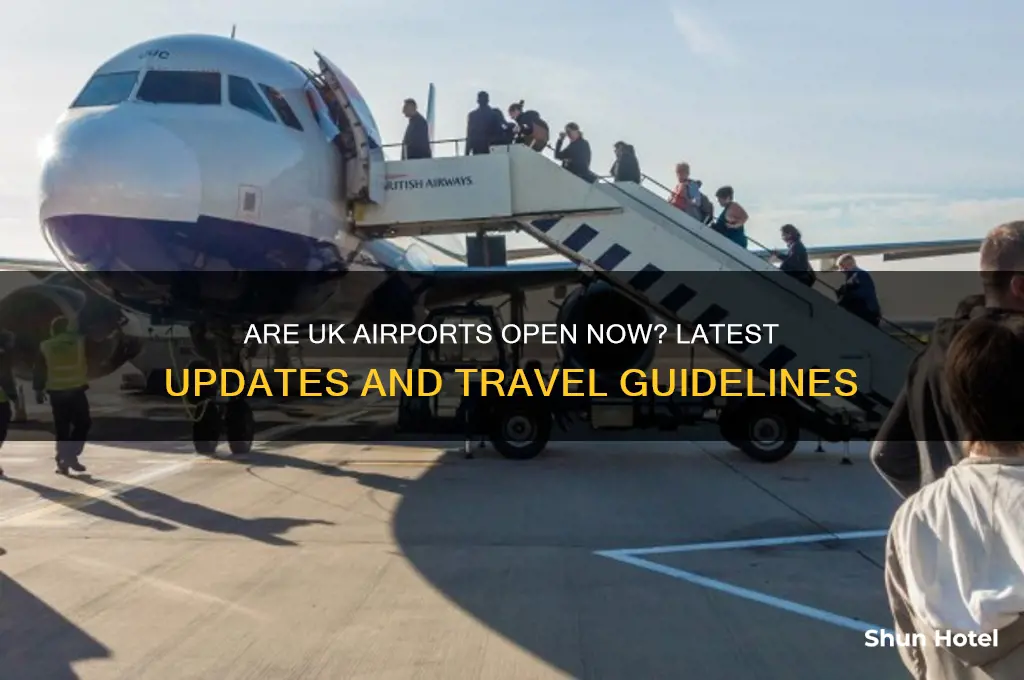 is uk airport open now